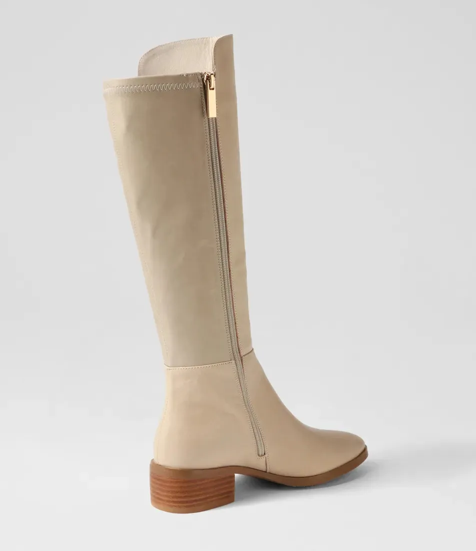 Django & Juliette Tetley Leather Stretch Boot