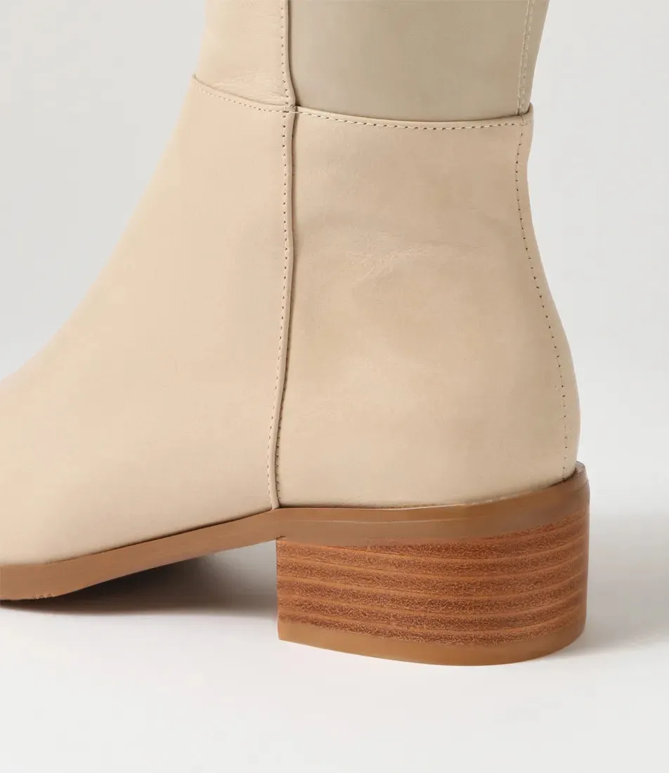 Django & Juliette Tetley Leather Stretch Boot