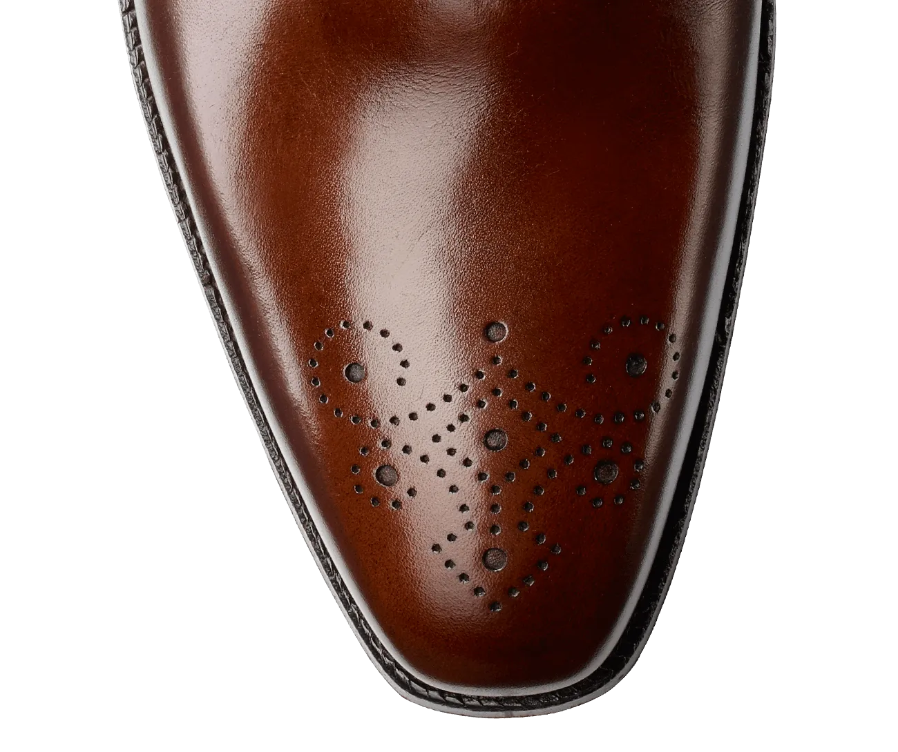 Edgware Dark Brown Burnished Calf