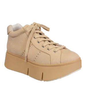 ESSEX in BEIGE Platform High Top Sneakers