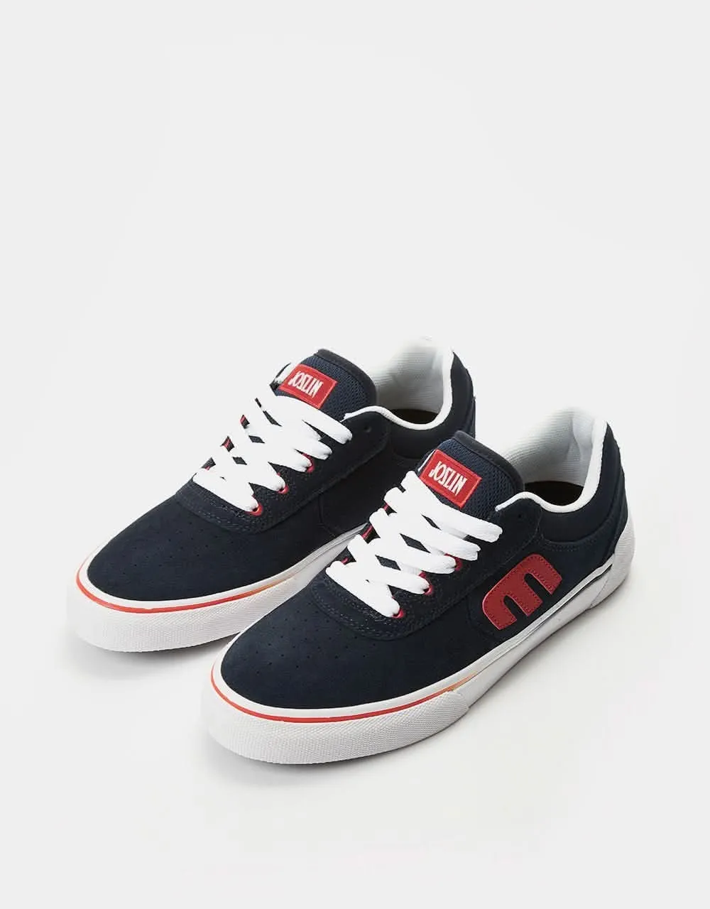 Etnies x Michelin Joslin Vulc Skate Shoes - Navy/Red/White