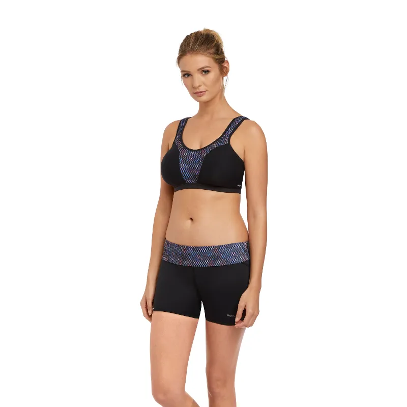 Force Nebula Black Soft Cup Sports Bra - Freya Active