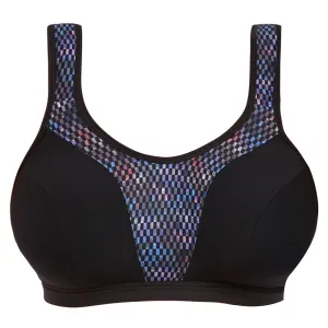 Force Nebula Black Soft Cup Sports Bra - Freya Active