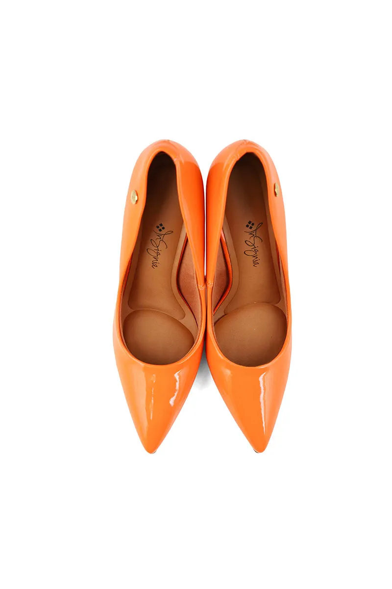 Formal Court Shoes I44443-Orange