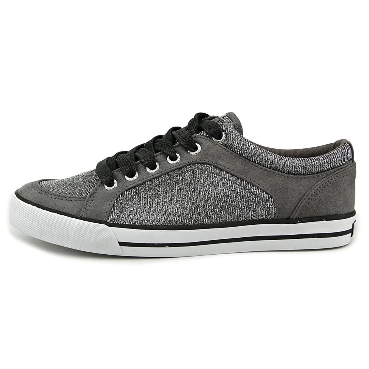 G By Guess Oulala Fashion Sneaker, Silver (Women)