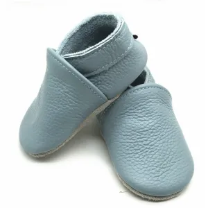 Genuine Leather Soft Sole Pre Walker - Denim Blue