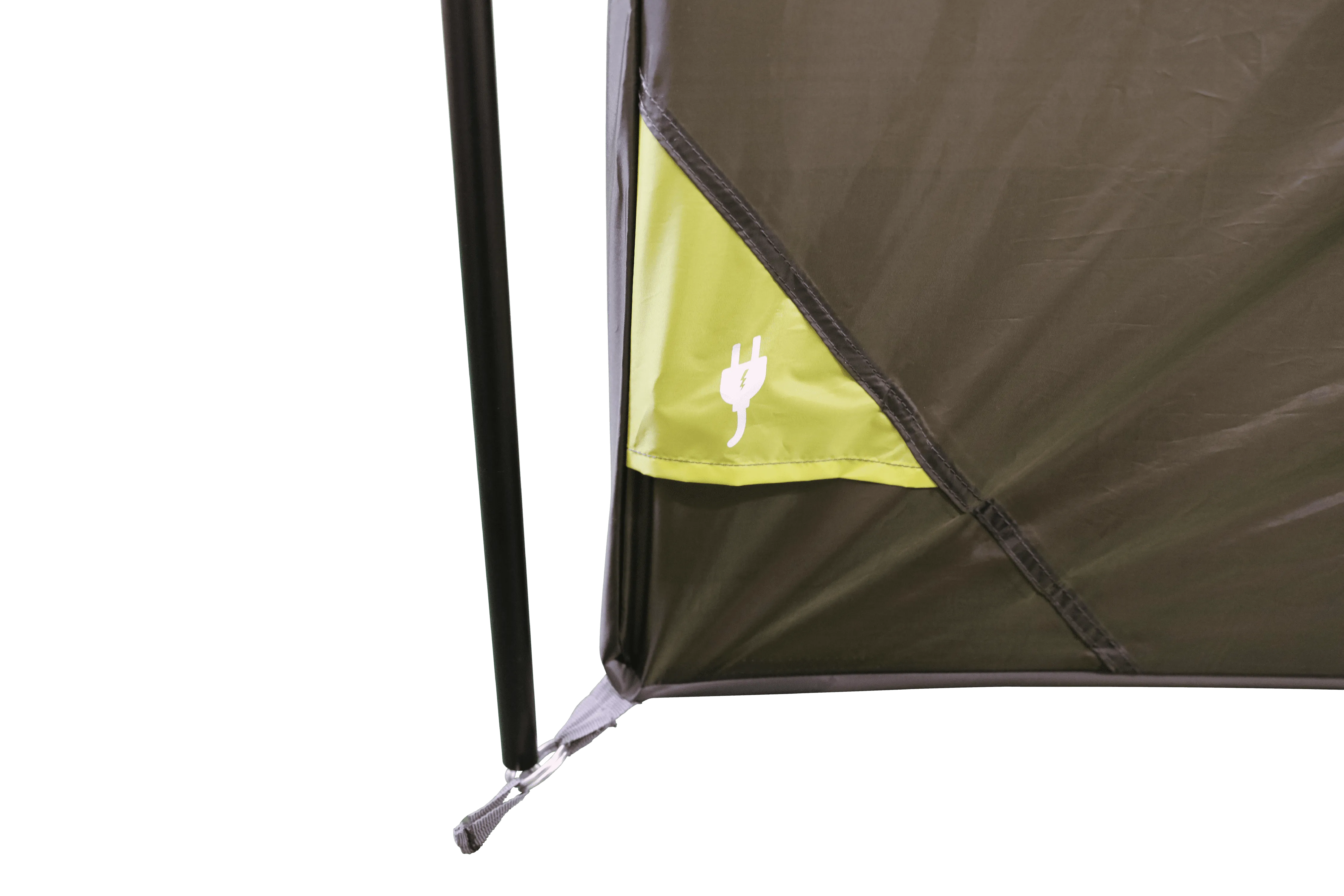 Hazel Creek 12 Person 3-Room Cabin Tent, 20' X 9' X 84", Green