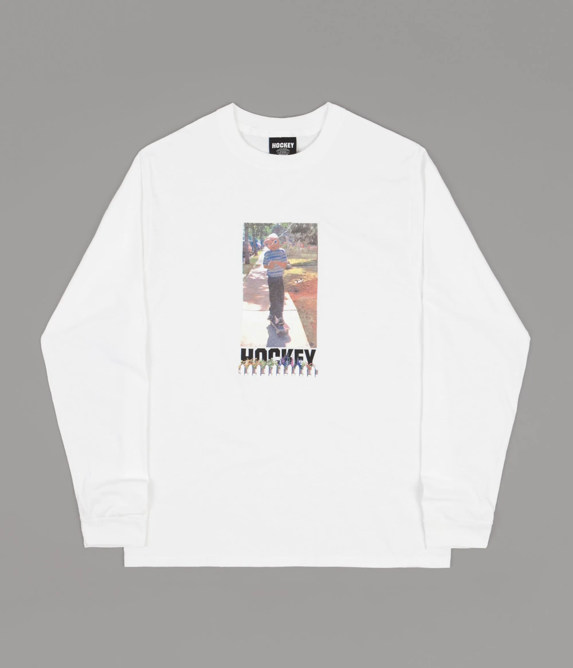 Hockey Neighbor Long Sleeve T-Shirt - White