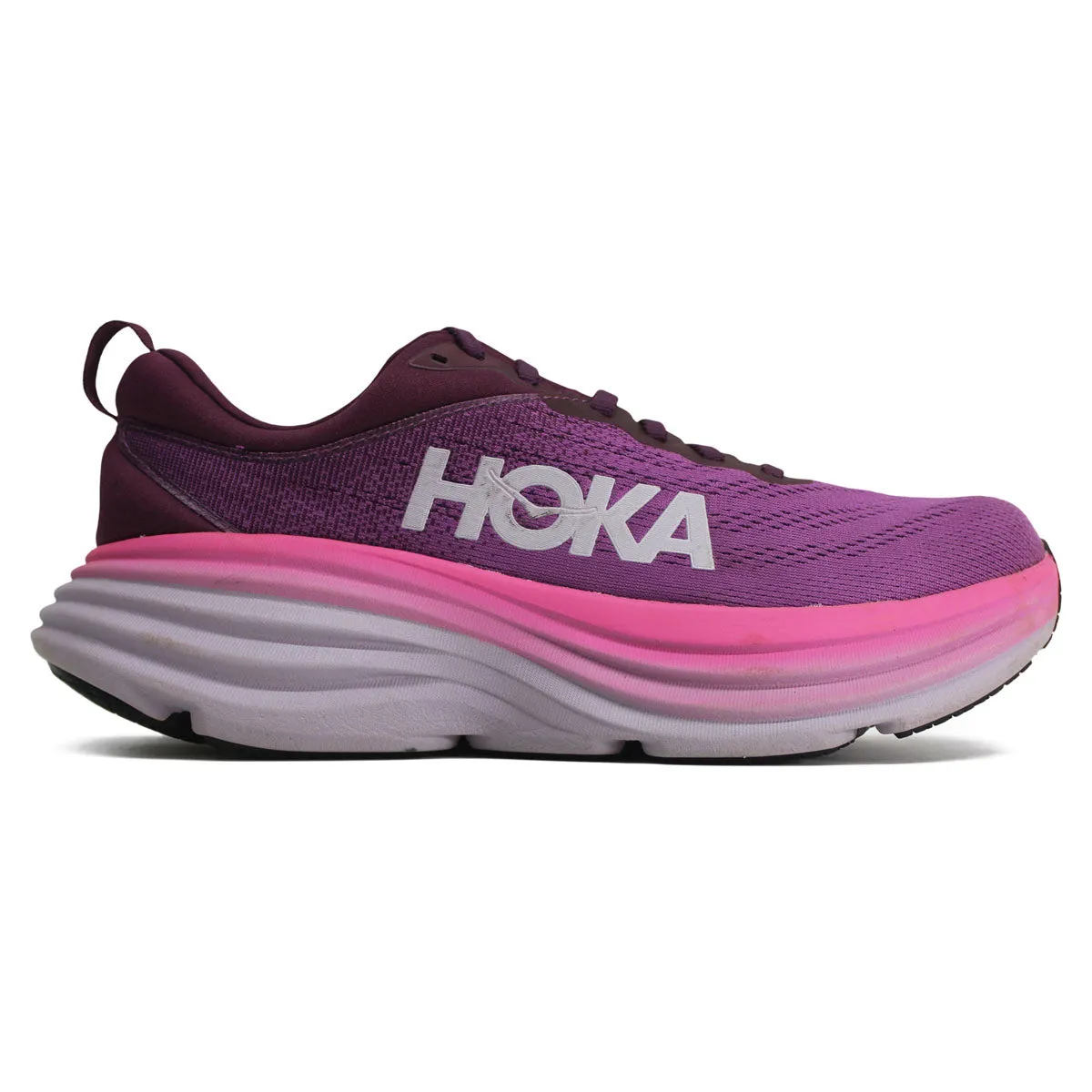 Hoka Womens Bondi 8 Textile Trainers - UK 8.5