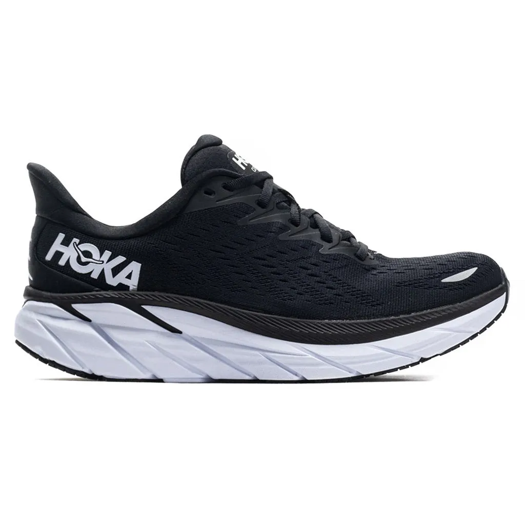 Hoka Womens Trainers Clifton 8 Lace-Up Sneakers Textile - UK 7.5