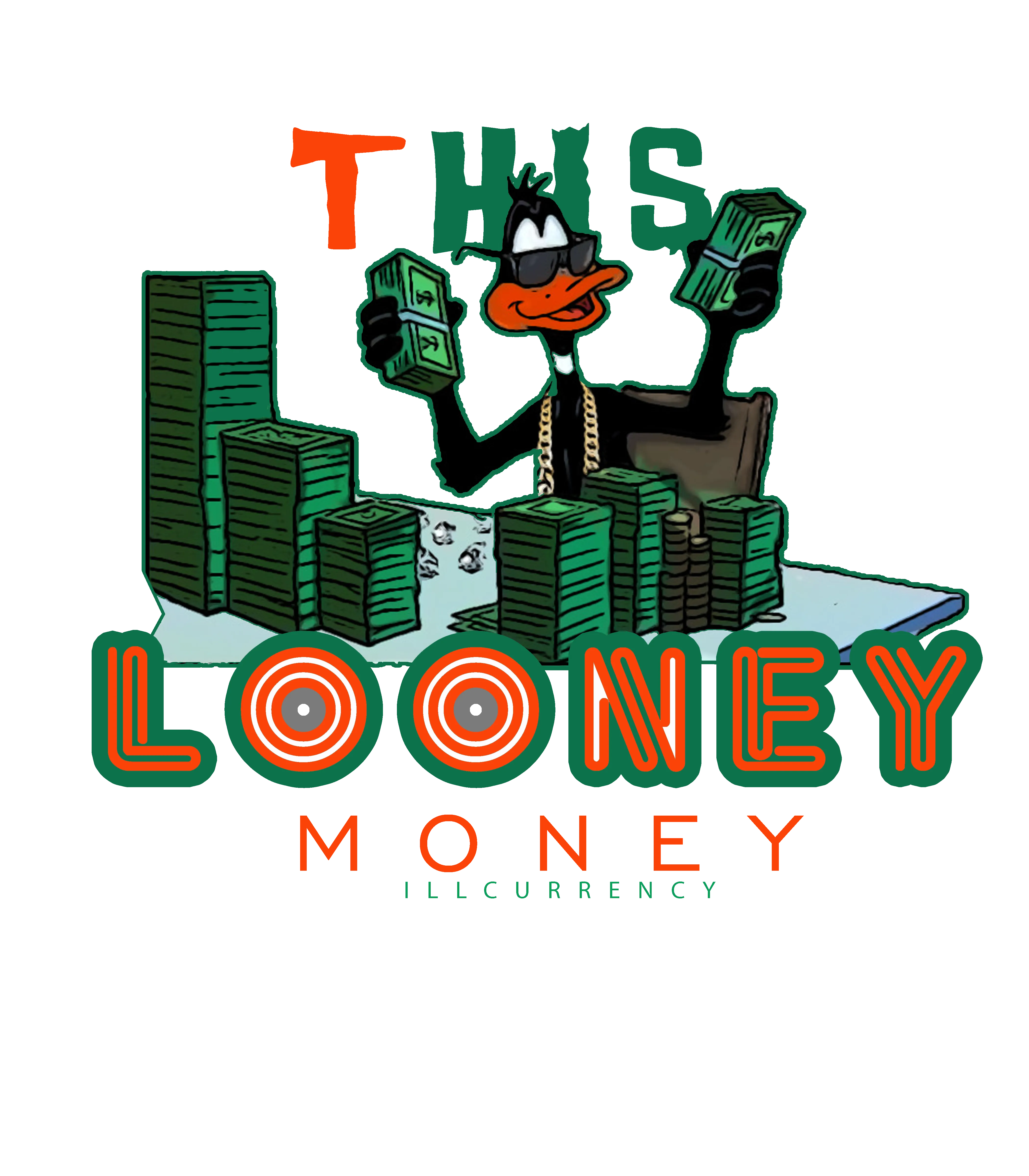 Jarritos x Nike SB Dunk Low | illcurrency White T-Shirt (Looney Money)