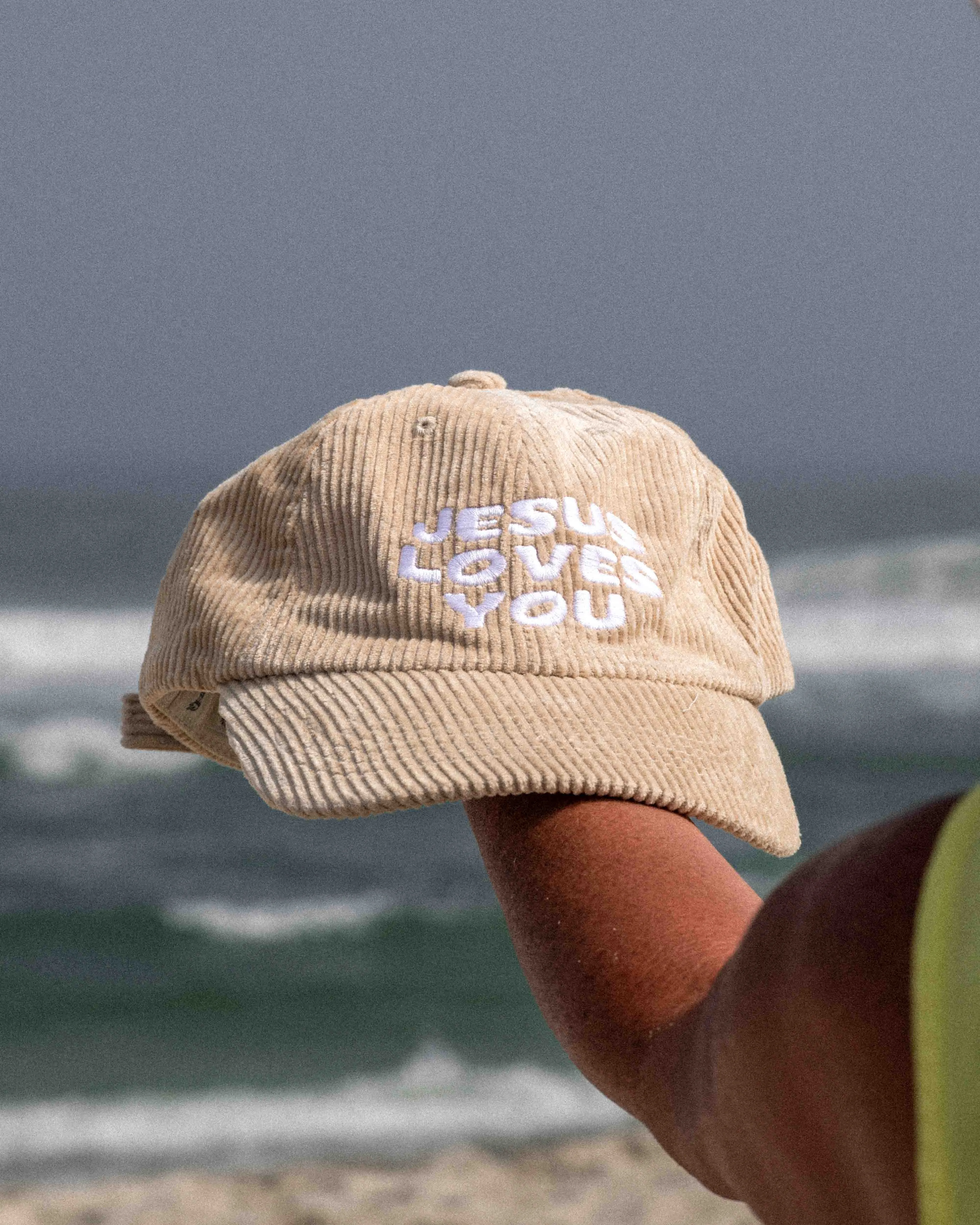 Jesus Loves You Corduroy Hat