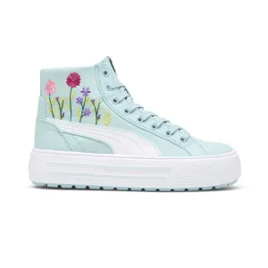 Kaia 2.0 Mid Floral Platform High Top Sneakers