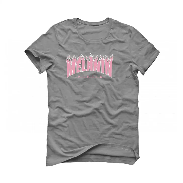 KCDC x Nike SB Dunk High “20th Anniversary” Grey T-Shirt (MELANIN POPPIN)