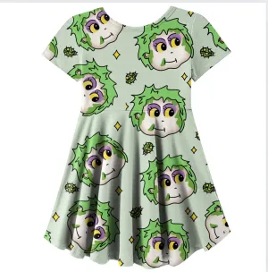 Kewpie Beetle Skater Dress