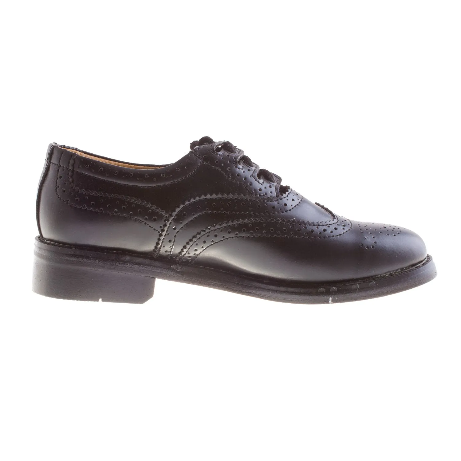 Kids Leather Sole Ghillie Brogues