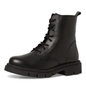 Lace Up Chelsea Boots - Black