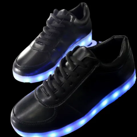 Led Shoes Black Shoes Light Up  | Led Light Shoes For Men  | Led Light Shoes For Women  | Led Light Shoes For Girls & Boys