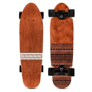 Magneto 27" Tribal Mini Cruiser Skateboard Longboard