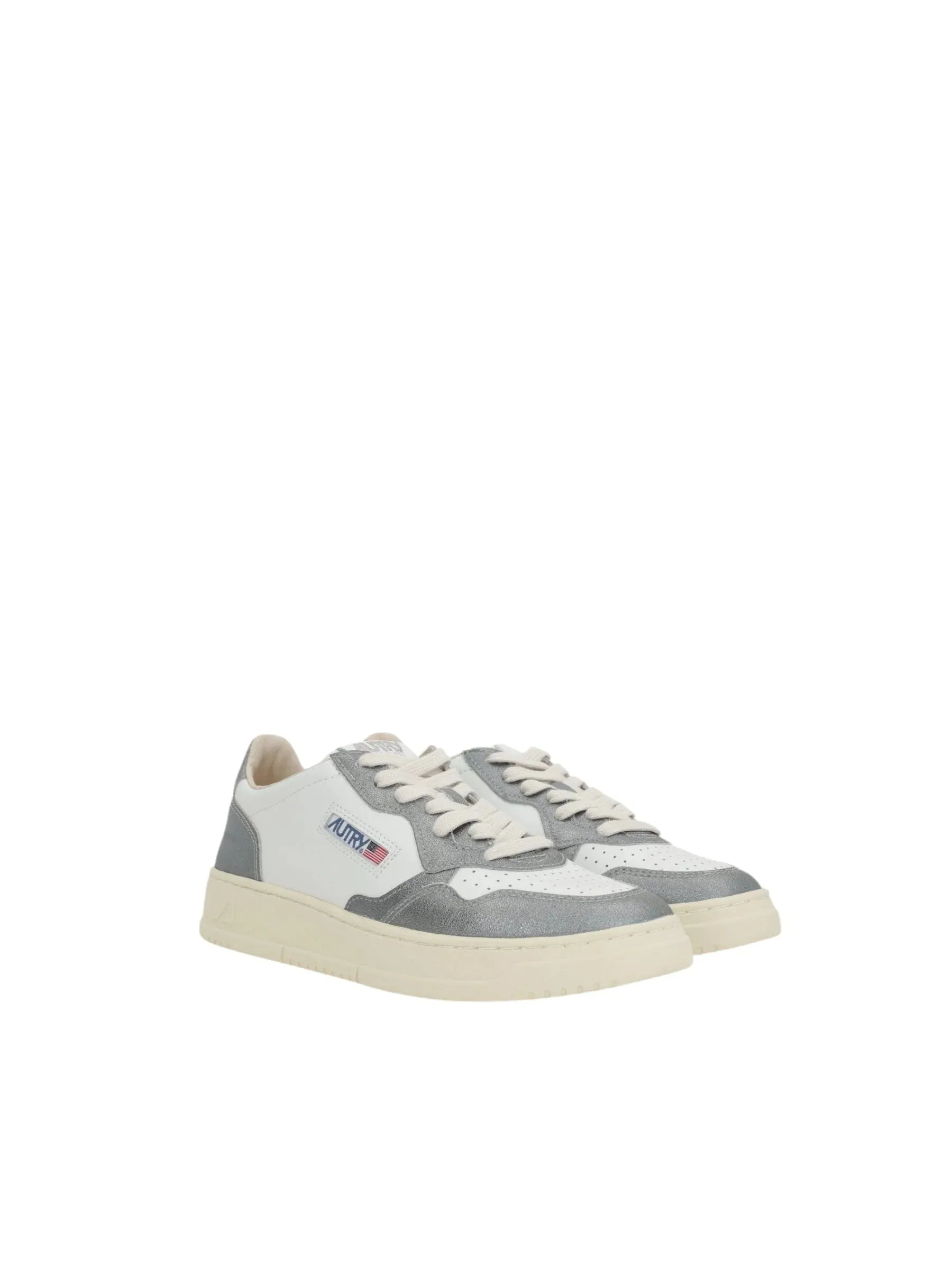 Medalist Sneakers in Laminated Leather