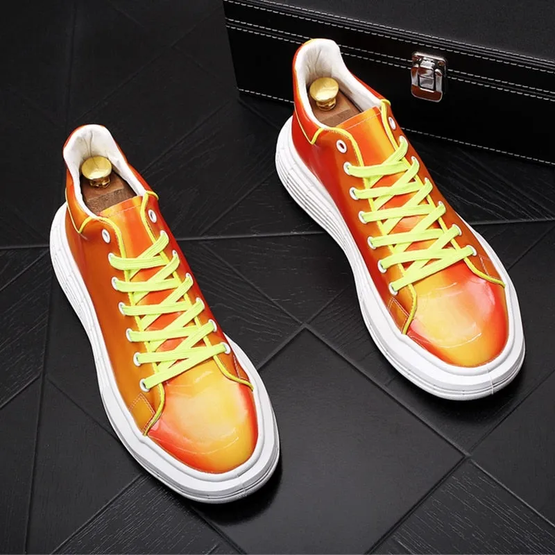 Men Fashion Casual Ankle Boots Sneakers