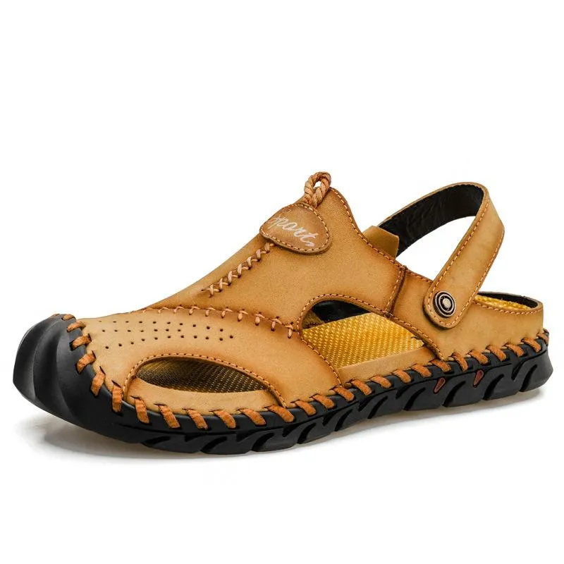 Men's Leather Casual Sandals 26354769YM