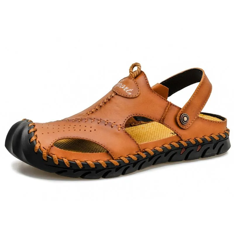 Men's Leather Casual Sandals 26354769YM