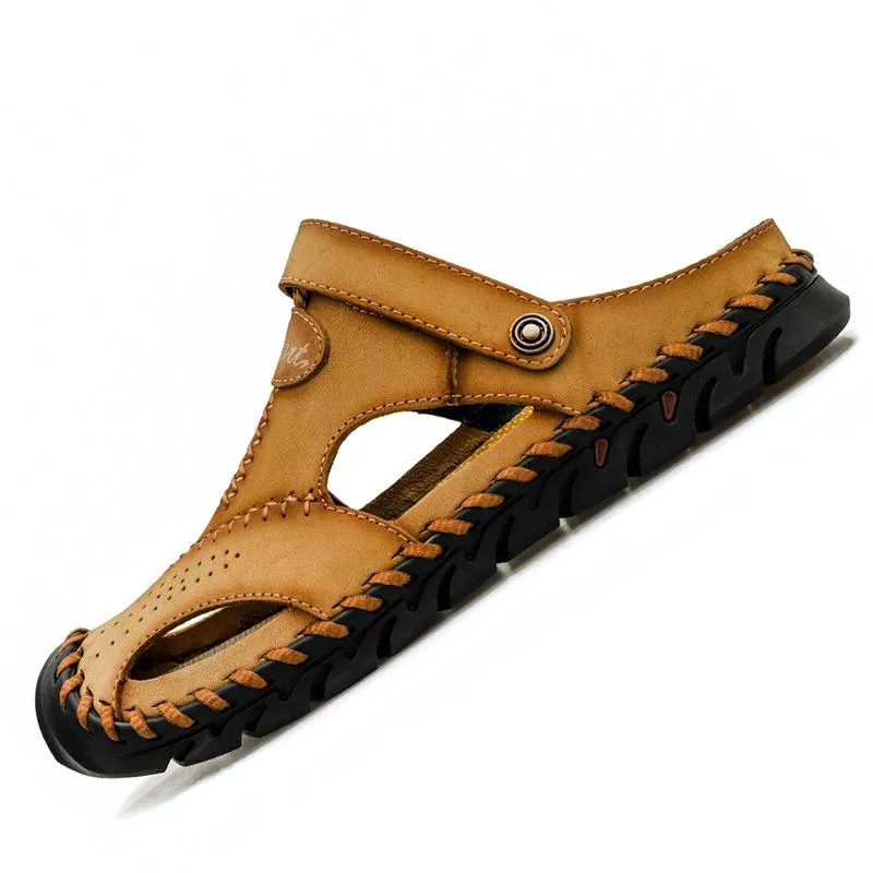 Men's Leather Casual Sandals 26354769YM