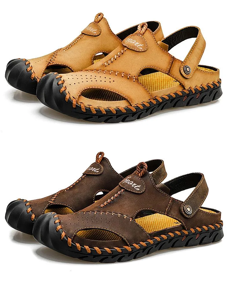 Men's Leather Casual Sandals 26354769YM