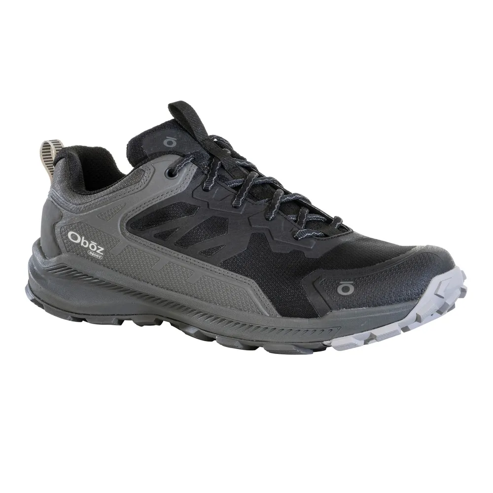 Men's Oboz Katabatic Low Waterproof Color: Black Sea