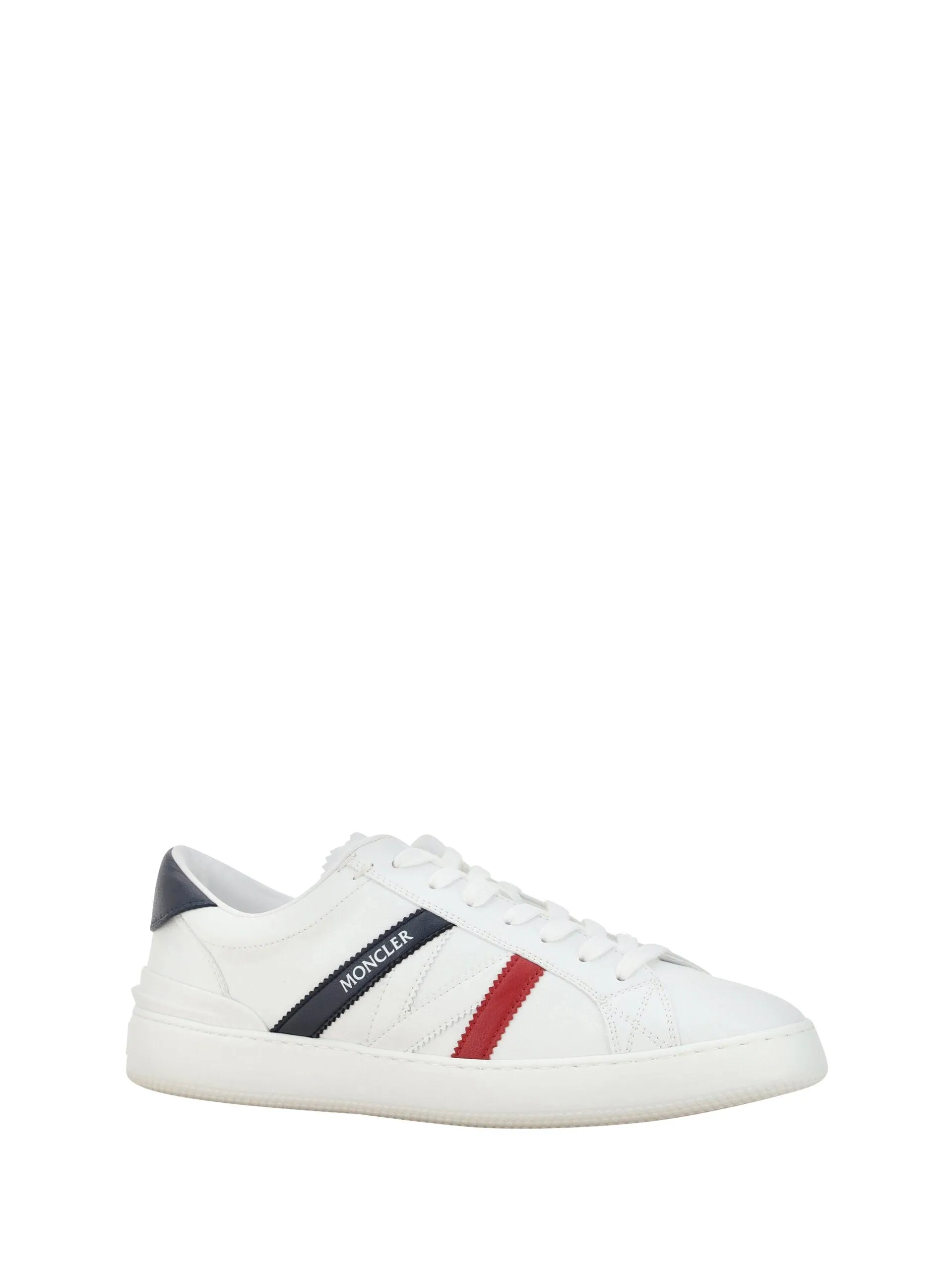 Moncler White Monaco M Low Top Sneakers