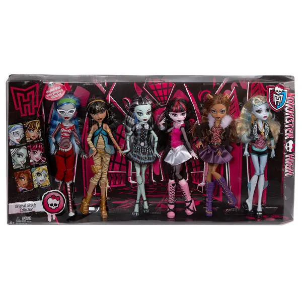 Monster High Original Ghouls Collection - Six Core Characters