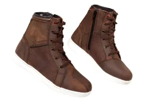 Motorcycle Waterproof Shoes Brown for Men