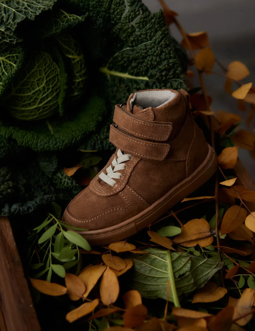 Mountain Sneaker velcro - Winter Mushroom