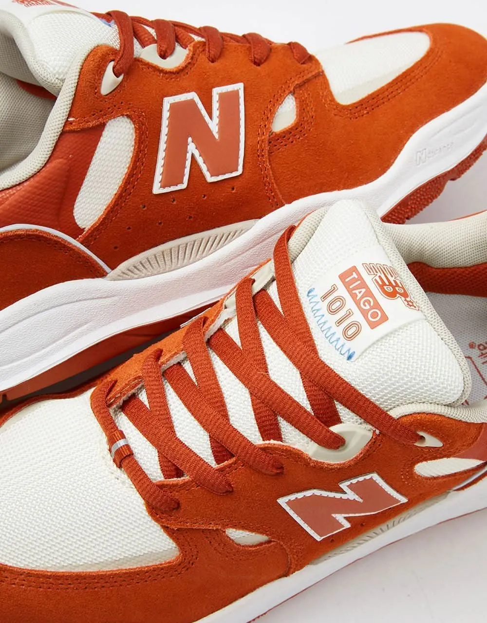 New Balance Numeric Tiago Lemos 1010 Skate Shoes - Rust/Sea Salt