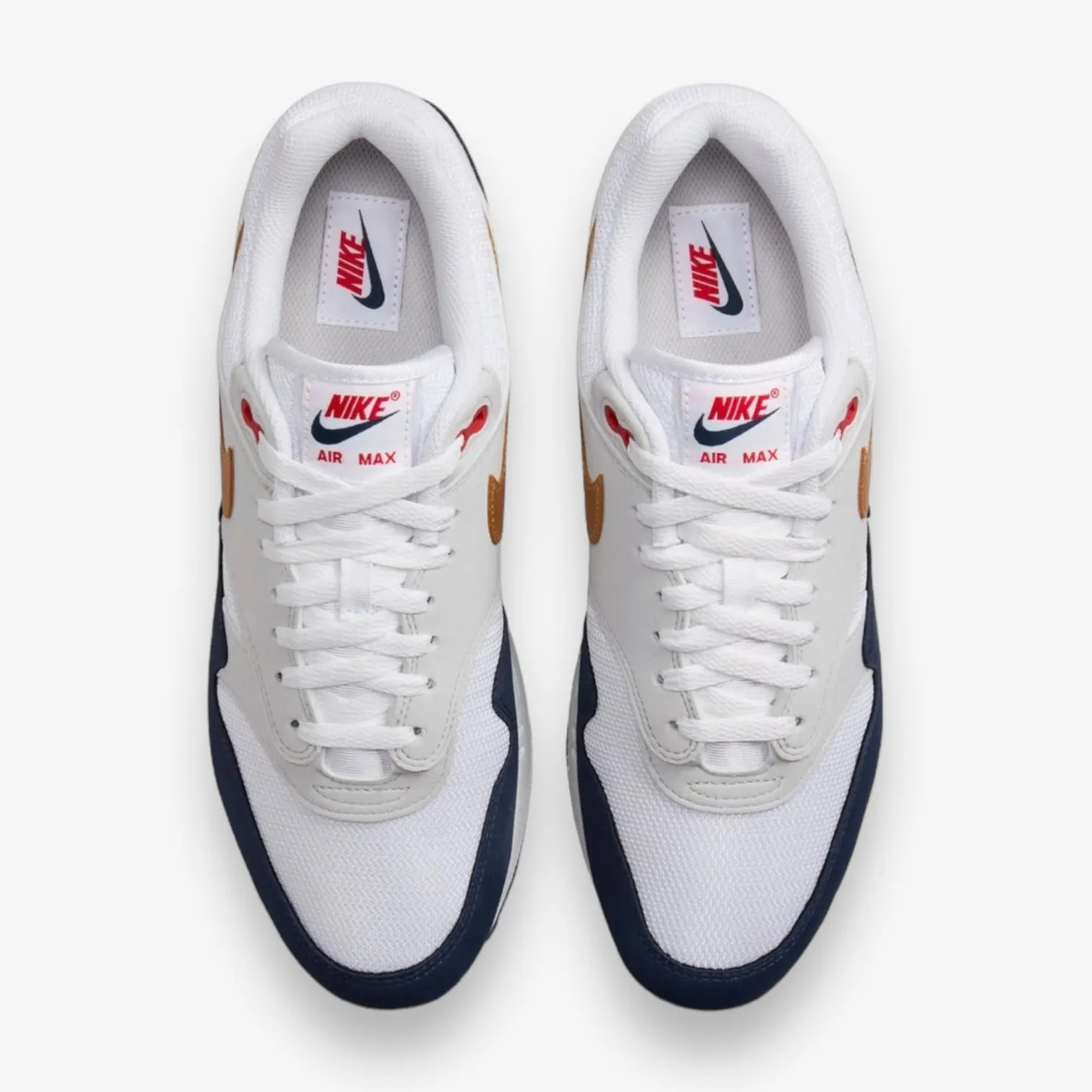 Nike Air Max 1 Obsidian Metallic Gold White HM9604-400