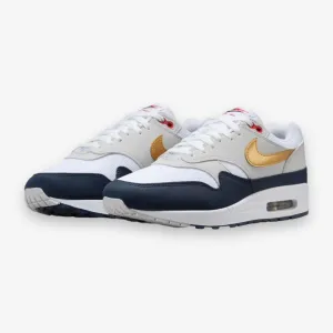 Nike Air Max 1 Obsidian Metallic Gold White HM9604-400