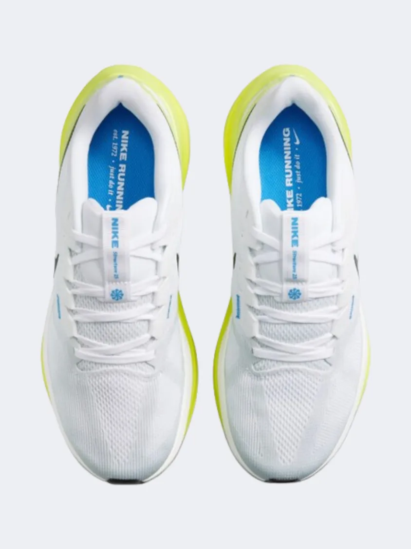 Nike Air Zoom Structure 25 Men Running Shoes White/Cyber/Blue