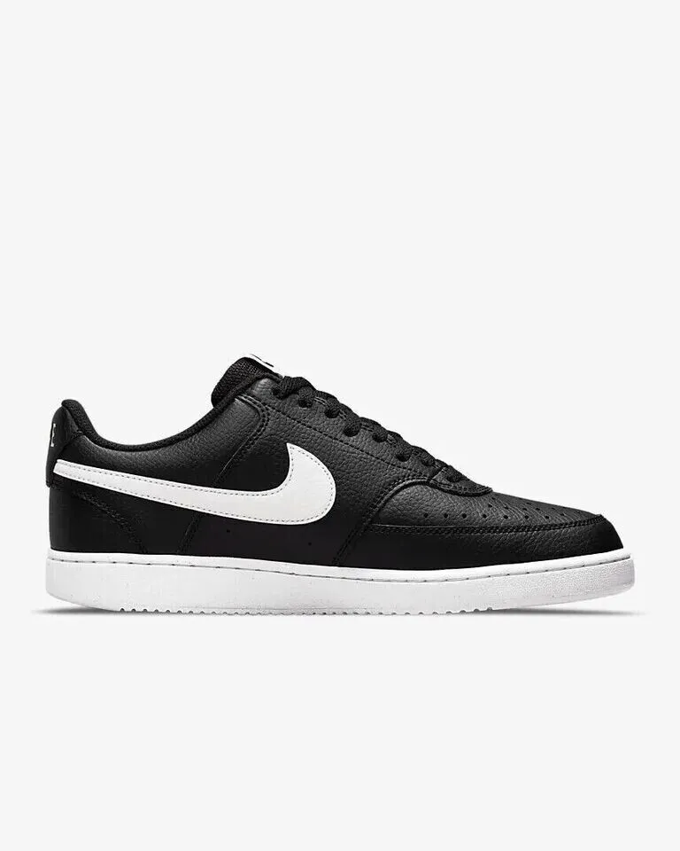 Nike Court Vision Low Next Nature DH2987-001 Men's Black/White Sneaker Shoes D15