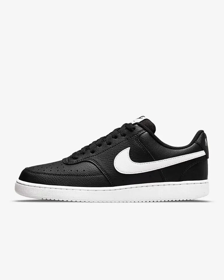 Nike Court Vision Low Next Nature DH2987-001 Men's Black/White Sneaker Shoes D15