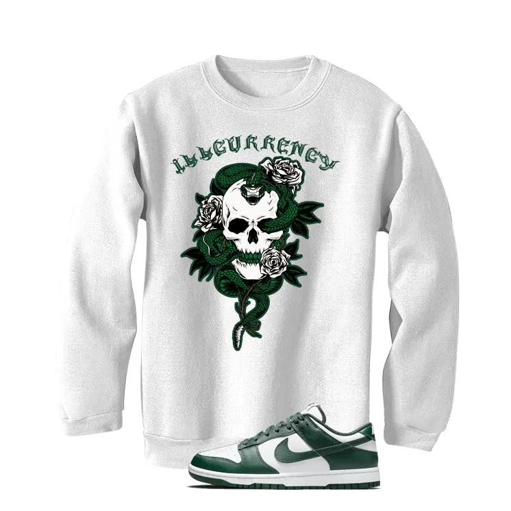 Nike Dunk Low Michigan State White T-Shirt (Skeleton Rose)