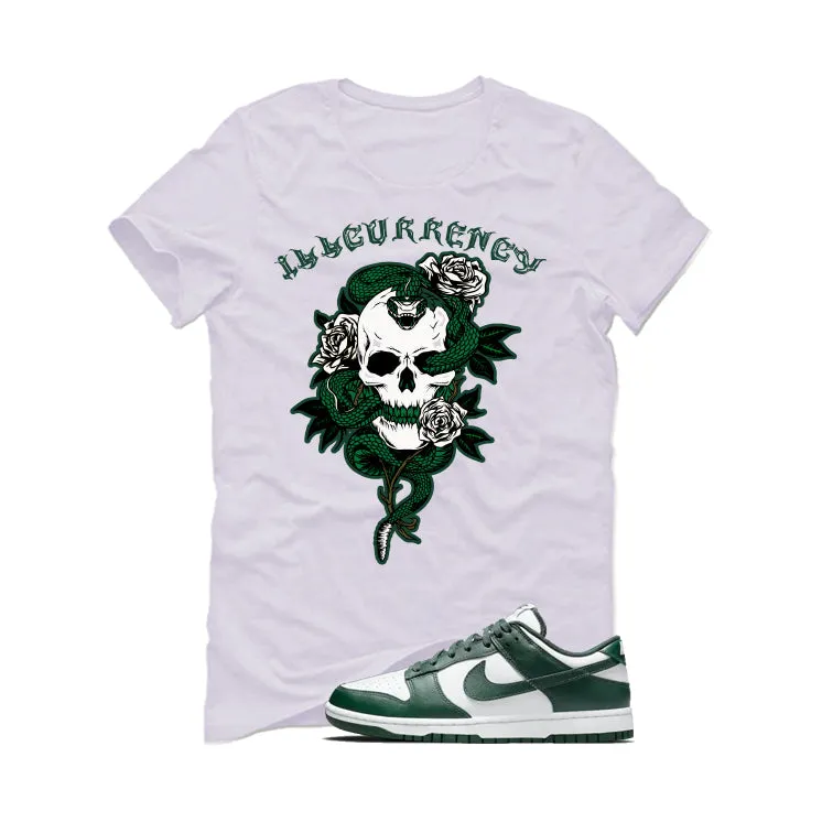 Nike Dunk Low Michigan State White T-Shirt (Skeleton Rose)