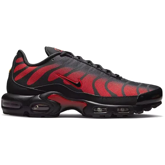 Nike Men's Air Max Plus Bred Reflective Shoes - Black / Red