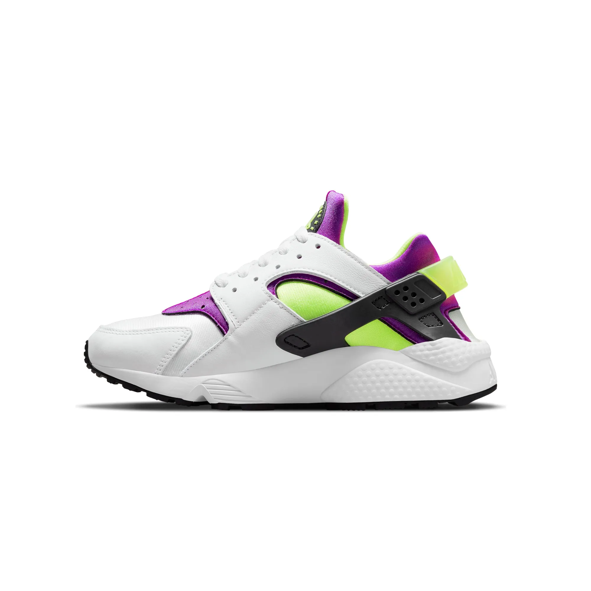 Nike Womens Air Huarache Shoes 'White/Neon Yellow'