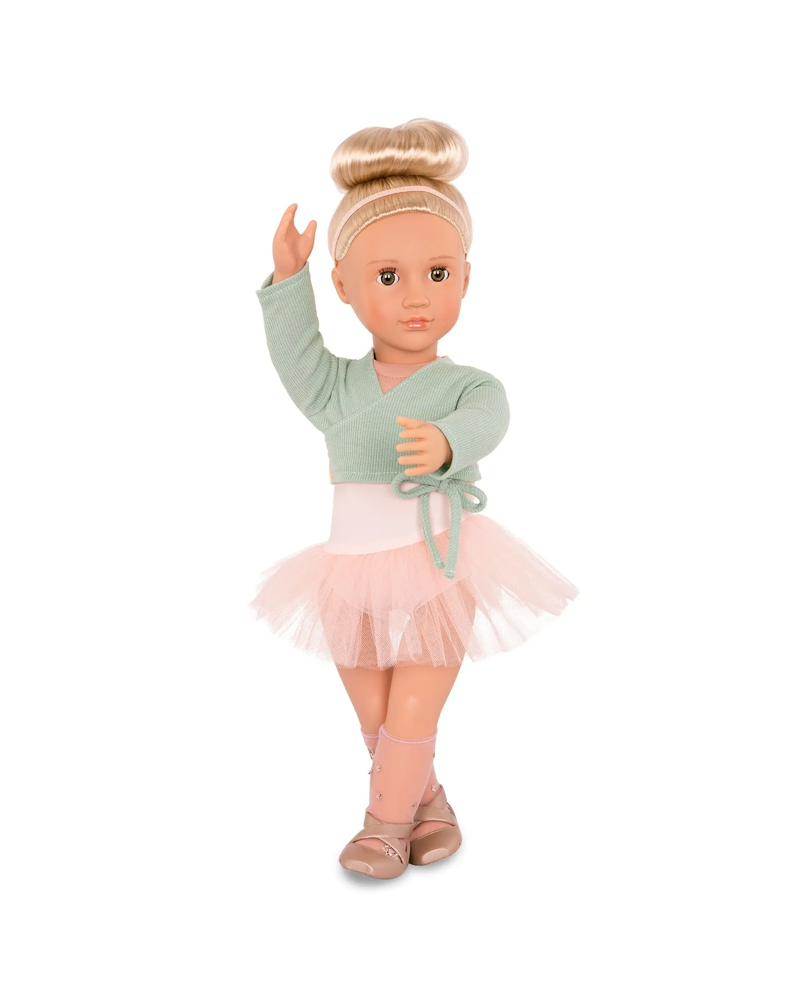 Our Generation Ballet Doll with Green Shrug, Viola