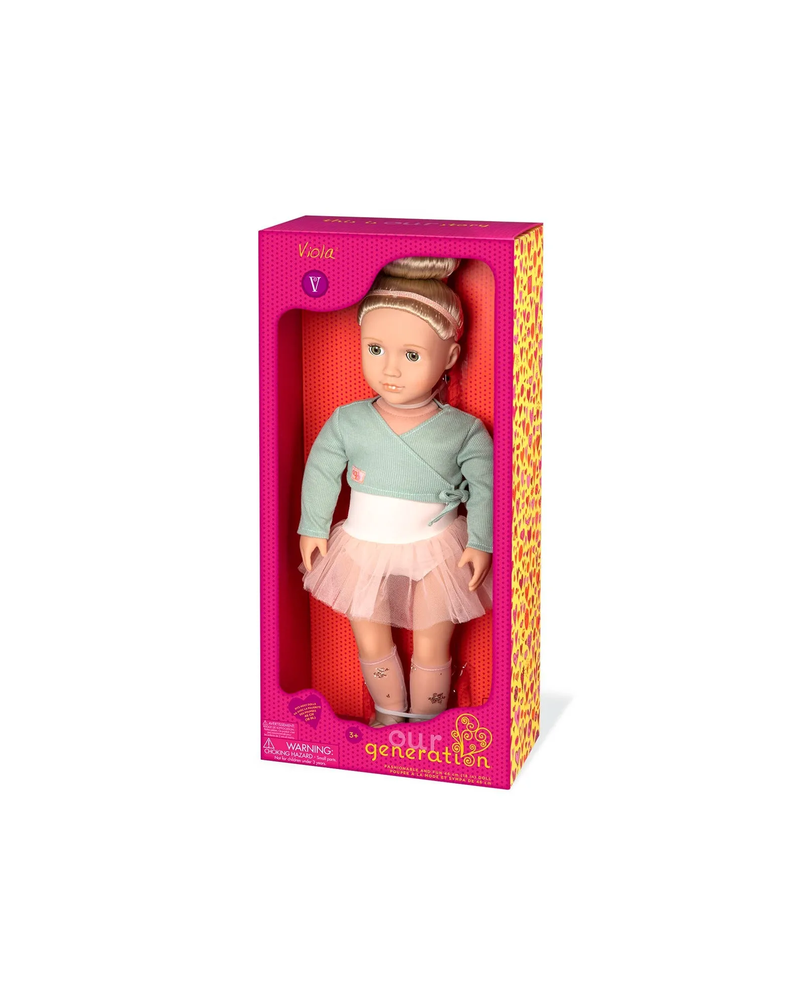 Our Generation Ballet Doll with Green Shrug, Viola