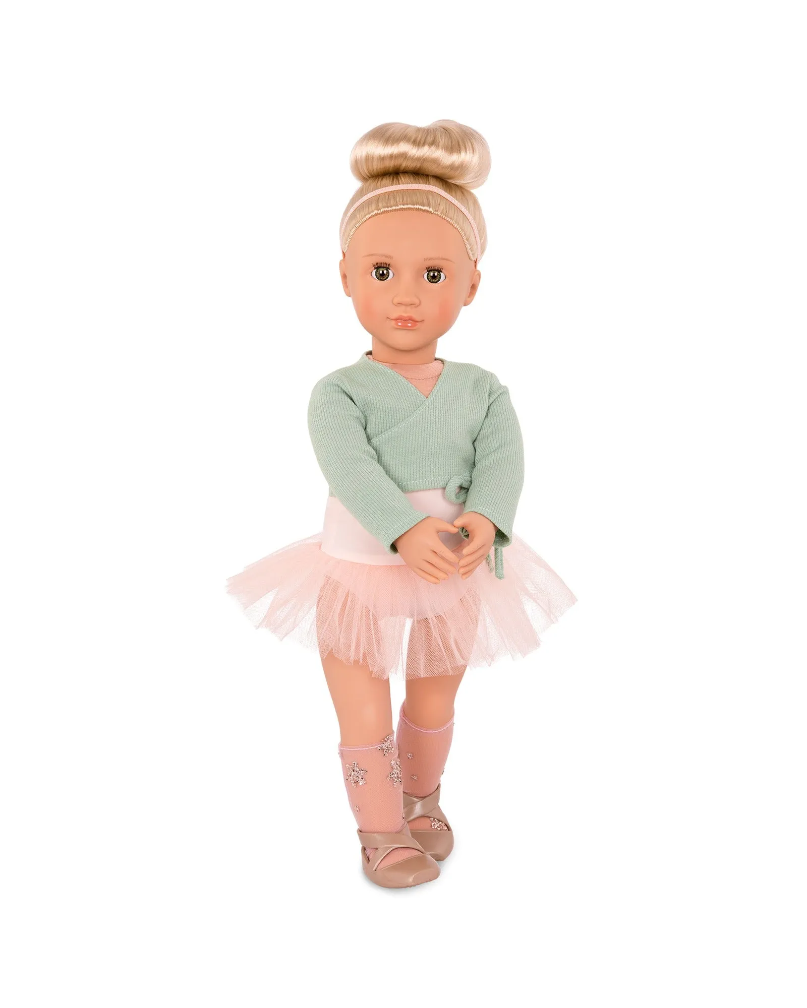 Our Generation Ballet Doll with Green Shrug, Viola