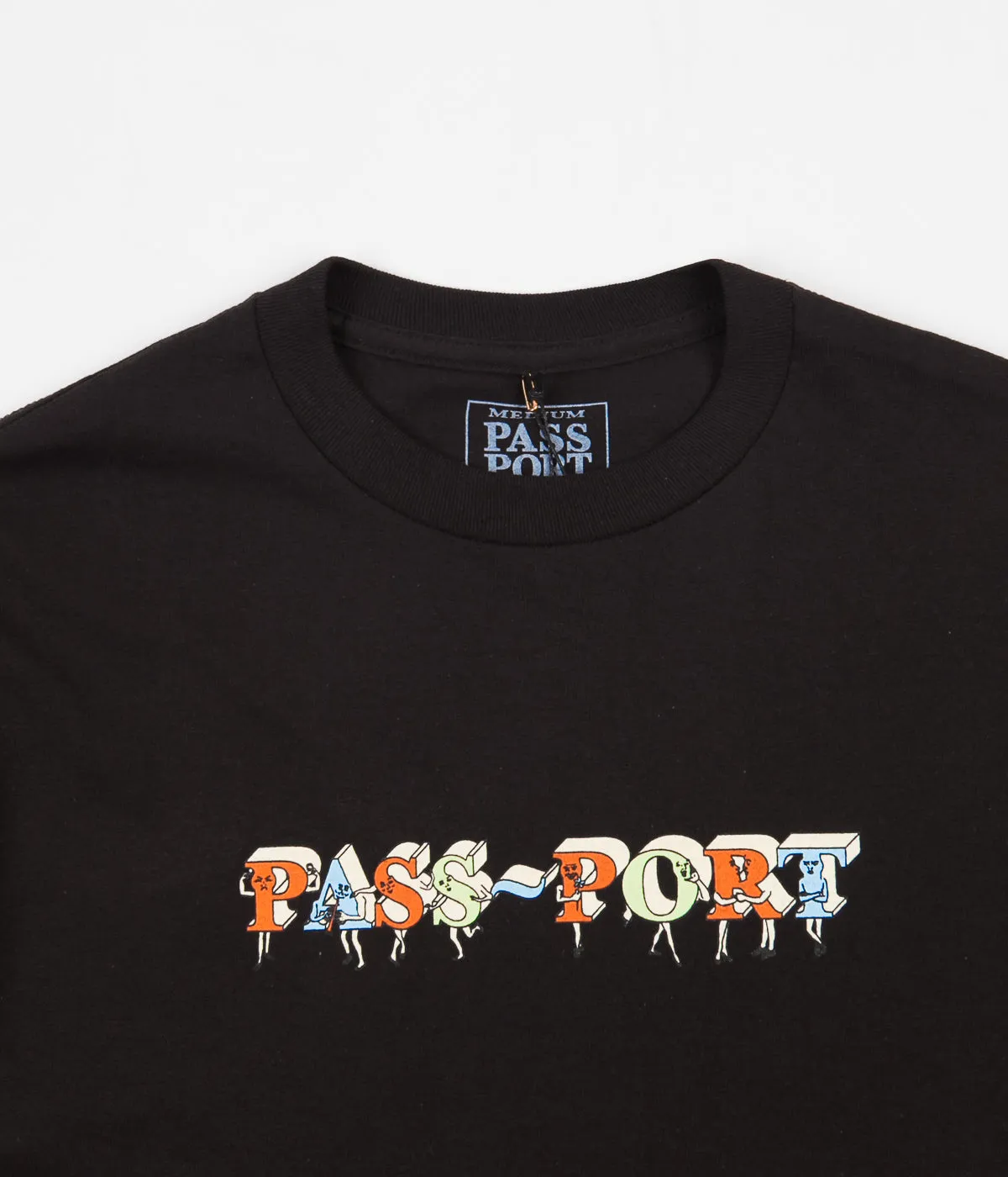 Pass Port PP Gang T-Shirt  - Black