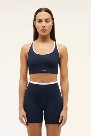 P.E. NATION | Stellar Sports Bra - Navy/White