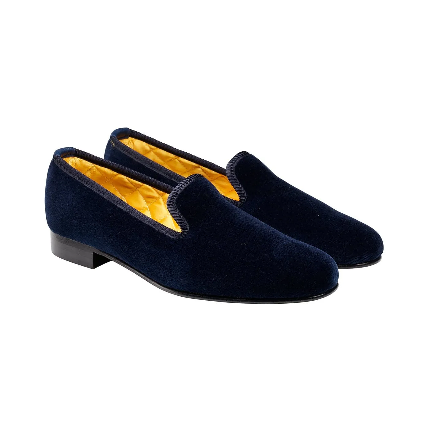 Plain Albert Navy Velvet (Womens)